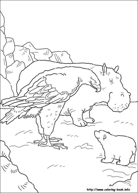 Little Polar Bear coloring picture